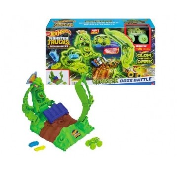 HOT WHEELS ARENA SMASHER MONSTER TRUCK OOZE BATTLE