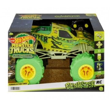 HOT WHEELS MONSTER TRUCK 1:15 RC GLOW GUNKSTER /1