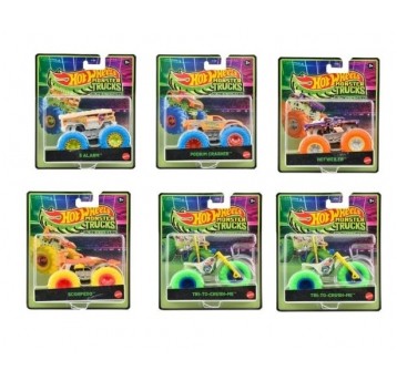 HOT WHEELS MONSTER TRUCK GLOW IN THE DARK ASST/6