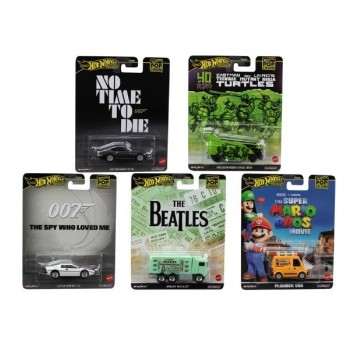 HOT WHEELS POP CULTURE 5 MODELI SAMOCHODÓW /10