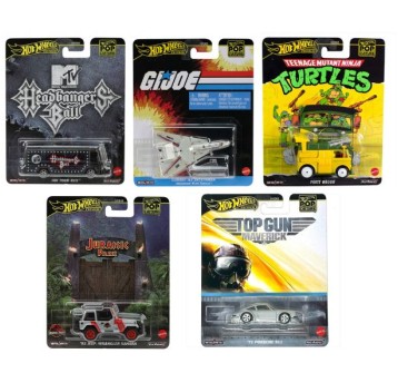 HOT WHEELS POP CULTURE 5 MODELI SAMOCHODÓW /10