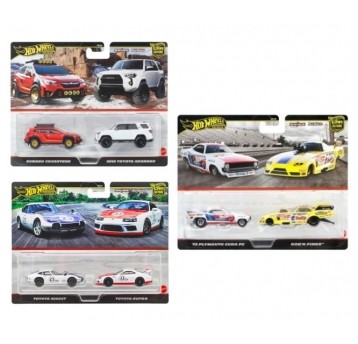 HOT WHEELS PREMIUM CULTURE CAR 2-PACK ASST. /8