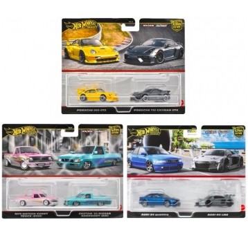 HOT WHEELS PREMIUM CULTURE CAR 2-PACK ASST. /8
