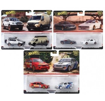 HOT WHEELS PREMIUM CULTURE CAR 2-PACK ASST. /8
