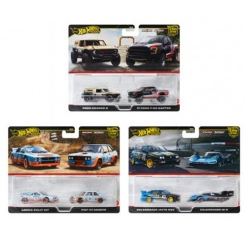 HOT WHEELS PREMIUM CULTURE CAR 2-PACK ASST. /8