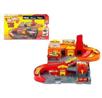 HOT WHEELS RAJDOWE MIASTO PRZENOŚNY ZESTAW
