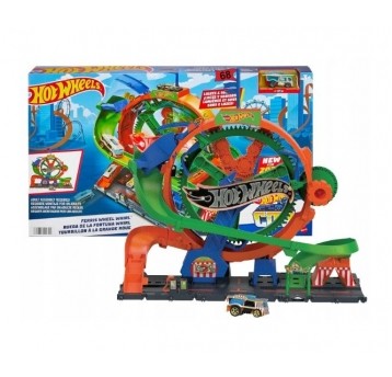 HOT WHEELS STEAM ZESTAW Z PĘTLĄ /4