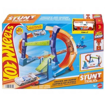 HOT WHEELS STUNT TRACKS TOR MISTRZOWSKI SKOK NA PĘTLI /