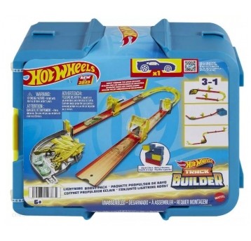 HOT WHEELS TRACK BUILDER ZESTAW TORÓW BŁYSKAWICA/1