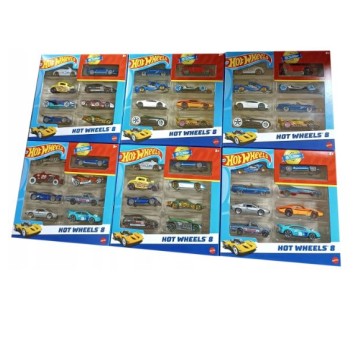 *** HOT WHEELS ZESTAW 8-PACK AUTKO /6