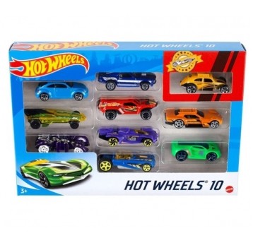 HOT WHEELS ZESTAW AUTO 10-PACK MIX /6