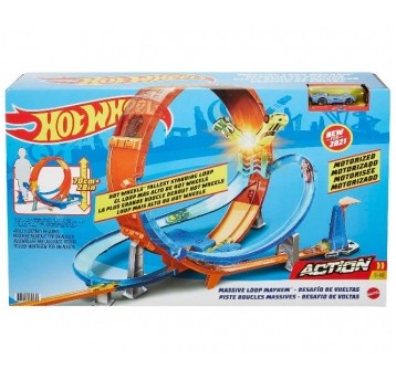 HOT WHEELS ZESTAW KASKADERSKA GIGAPĘTLA /1