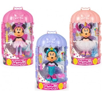 IMC TOYS MINNIE FASHION DOLL FIGURKA + AKC. ASST/6