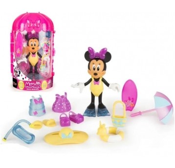 IMC TOYS MYSZKA MINNIE FIGURKA NA PLAŻY + AKC /6