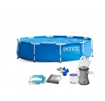 INTEX BASEN OGRODOWY METALOWY STELAŻ 305x76cm /1