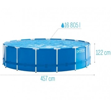 INTEX BASEN OGRODOWY STELAŻOWY 457x122cm /1