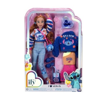 JAKKS DISNEY ILY 4 EVER LALKA MOTYW STITCH + AKC /6