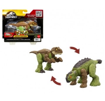 JURASSIC WORLD 2 IN 1 TYRANNOSAURUS ANKYLOSAURUS/4