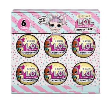 L.O.L. LOL SURPRISE DOLL CONFETTI UNICORN 6-PACK/4