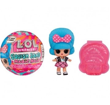 L.O.L. SURPRISE SQUISH SAND MAGIC HAIR DOLL/12