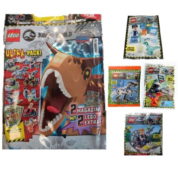 LEGO JURASSIC WORLD 2x SASZETKA 2xLIMITOWANA KARTA