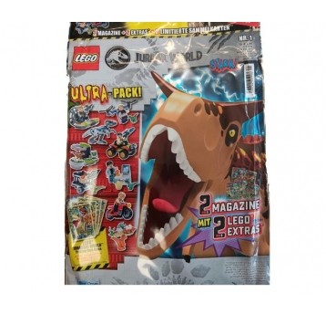 LEGO JURASSIC WORLD 2x SASZETKA 2xLIMITOWANA KARTA
