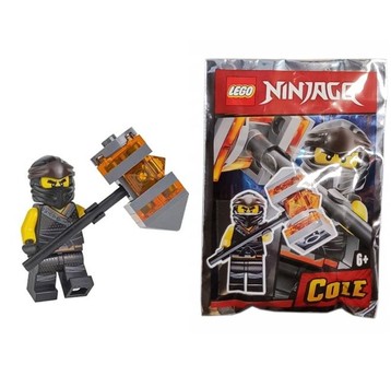 LEGO NINJAGO SASZETKA FIGURKA COLE /30