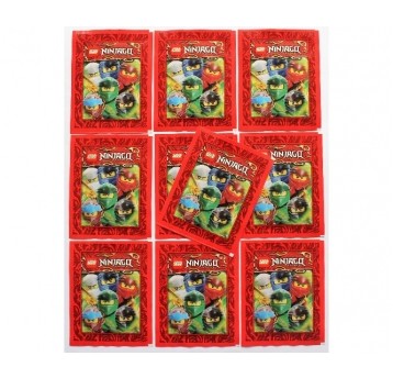 LEGO NINJAGO ZESTAW 5x NAKLEJKA NIESPODZIANKA /10