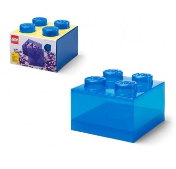 LEGO POJEMNIK KLOCEK BRICK PRZEZROCZYSTY NIEBIES/6