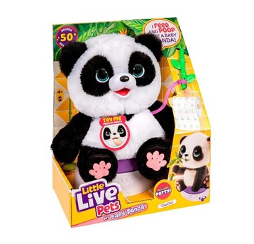 LITTLE LIVE PETS INTERAKTYWNA PANDA CHU CHU Z NOCNIKIEM /