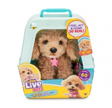 LITTLE LIVE PETS INTERAKTYWNY PIESEK + TRANSPORTER