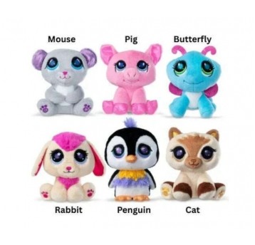 LPS LITTLEST PET SHOP PET CUDDLE PLUSH PETS ASST/6