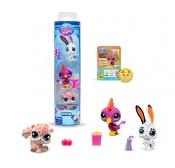 LPS LITTLEST PET SHOP ZESTAW PARK 3x FIGURKA /