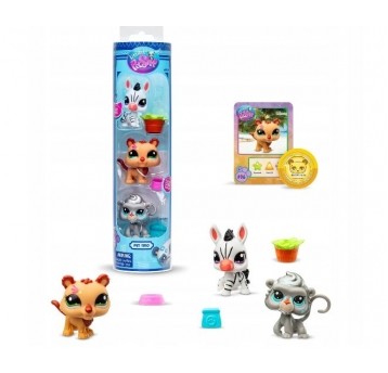 LPS LITTLEST PET SHOP ZESTAW ZOO 3x FIGURKA /6