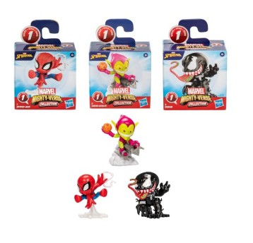 MARVEL SPIDERMAN FIGURKA 3-PACK MIGHTY-VERSE /25