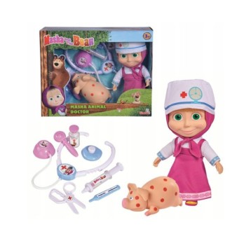 MASZA I NIEDŹWIEDŹ LALKA WETERYNARZ + AKCESORIA/4