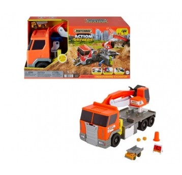 MATCHBOX ACTION DRIVERS AUTO CIĘŻARÓWKA KOPARKA/1