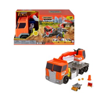 MATCHBOX ACTION DRIVERS AUTO CIĘŻARÓWKA KOPARKA/1