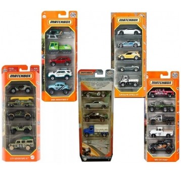 MATCHBOX AUTKO METALOWE 5-CIO PACK /12