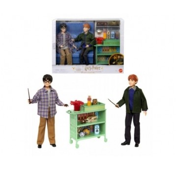 MATTEL 2xLALKA KOLEKCJONERSKA HARRY POTTER I RON/2