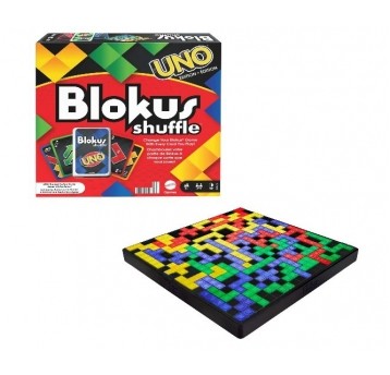 MATTEL GRA LOGICZNA UNO BLOKUS SHUFFLE./5