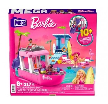 MEGA BLOKS BARBIE KLOCKI WYMARZONA ŁÓDŹ MALIBU /5
