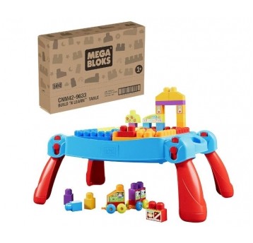MEGA BLOKS FIRST BUILDERS STOLIK Z KLOCKAMI /