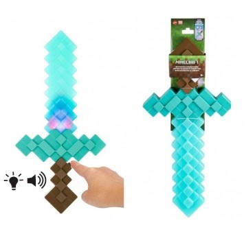 MINECRAFT ZAKLĘTY MIECZ ZE ŚWIATŁEM I DŹWIĘKIEM /5
