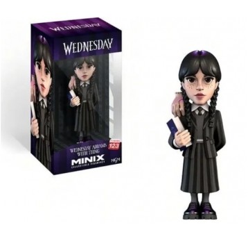 MINIX COLLECTABLES WEDNESDAY ADDAMS WITH THING /