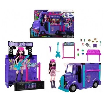 MONSTER HIGH KONCERTOWY FOOD TRUCK + LALKA /1