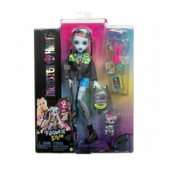 MONSTER HIGH LALKA FRANKIE STEIN + ZWIERZĄTKO /4