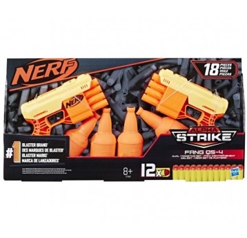 NERF ALPHA STRIKE FANG QS-4 DUAL TARGETING SET /6