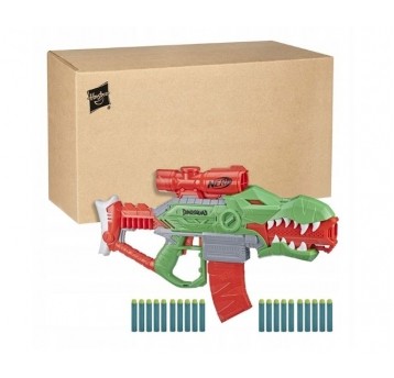 NERF DINOSQUAD REX RAMPAGE + STRZAŁKI BROWN BOX/6