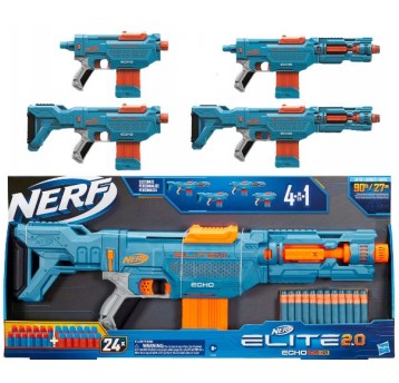 NERF ELITE 2.0. 4in1 ECHO CS-10 /4